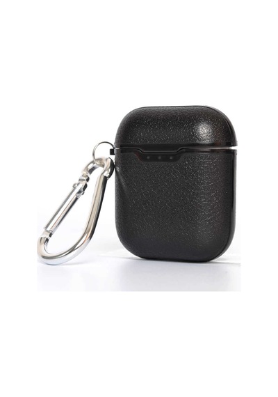Apple Uyumlu AirPods Kılıf Zore Airbag 03 Deri Görünümlü Silikon Kılıf