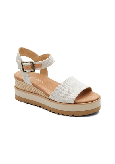 Sandalet Kadın 10017908 Toms Dıana Diana Yarn Dye Sandal Natural Krem