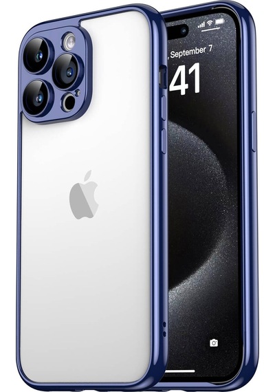 Apple Uyumlu iPhone 15 Pro Max Zore Kamera Korumalı Bontez Bumper-gümüş Gümüş Gümüş