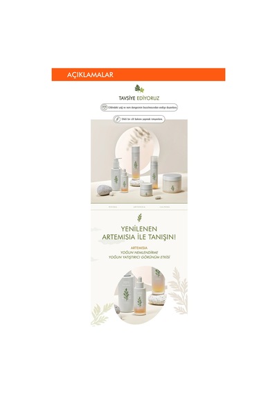 Missha Artemisia Calming Ampoule Cildin Yağ-Nem Dengesini Koruyan Konsantre Ampul 50 ML
