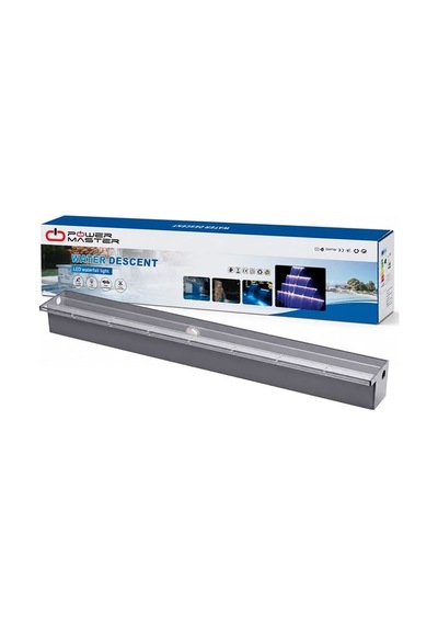 Powermaster Pm-37795 Havuz Ve Bahçe Şelale Başlığı 90cm Rgb Led'li Uzaktan Kontrollü