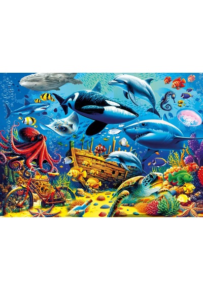 Ks Games 300 Parça Denizaltı Dünyası Balıklar Puzzle - Serhat Filiz - 19255
