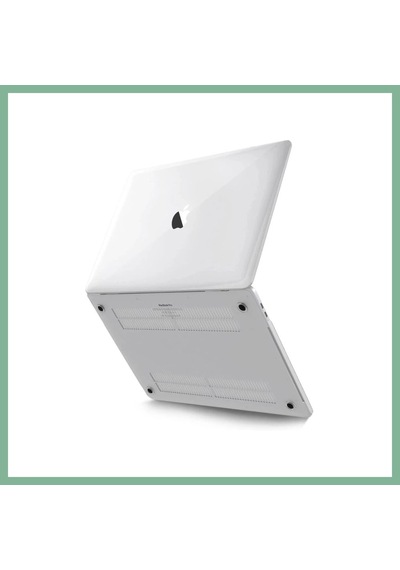 Bşkvirgo Apple Uyumlu MacBook Pro 13 2020 Apple Uyumlu MacBook Buzlu Kapak - Şeffaf Bsk2026