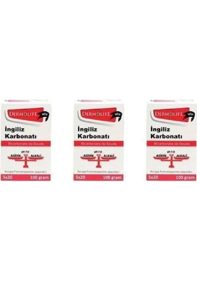 Ingiliz Karbonatı 3 X 100 G 3 Lü Set