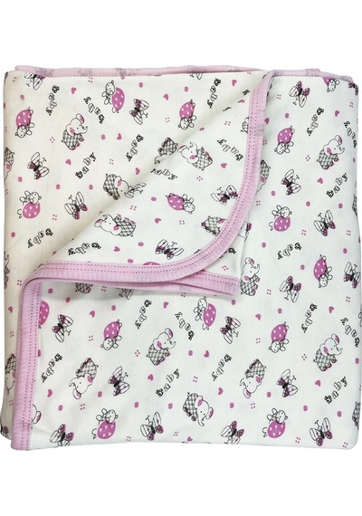 Sema Baby Empirme Bebek Battaniye - Pembe Çok Renkli