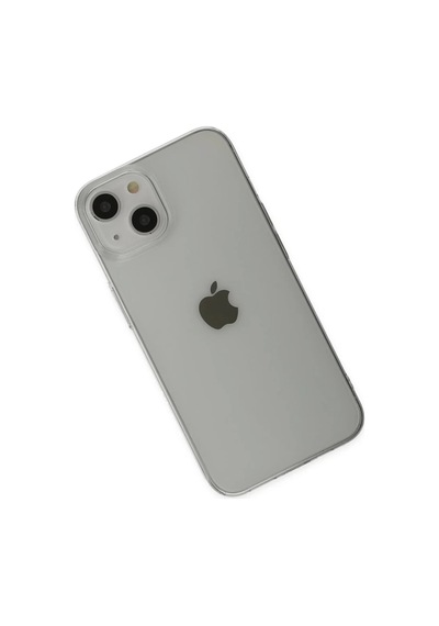 Apple Uyumlu iPhone 14 Plus Uyumlu Kılıf Pc Sert Şeffaf Kapak - Şeffaf
