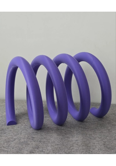 Şık Danimarka Pastel Renkli Sarmal Kitaplık Retro Spiral Stand