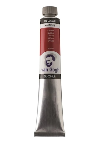 Talens Van Gogh Yağlı Boya 200 Ml 318 Carmine Karışık, Çok Renkli