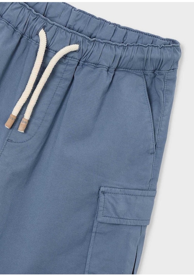 Erkek Çocuk Chino Kargo Şort Mavi 6226 Mavi