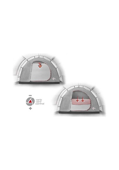 High Peak Atmos 3 Kişilik Kamp Çadırı Beyaz - Kırmızı