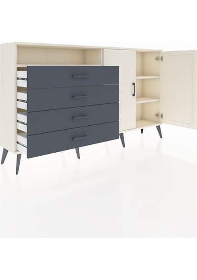 Arges Konsol 3 Raflı 4 Çekmeceli 2 Kapaklı 176x30x99 Aytaşı-aytaş Aytaşı-aytaşı/antrasit Arges Konsol 3 Raflı 4 Çekmeceli 2 Kapaklı 176x30x99 Aytaşı-aytaş Aytaşı-aytaşı/antrasit