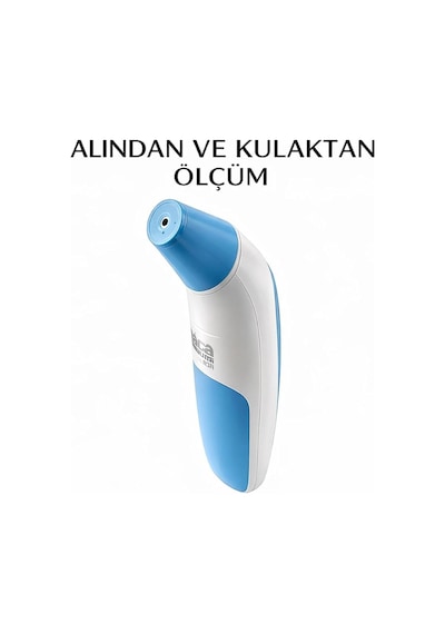 Ac-9280 Kulaktan & Alından Ateş Ölçer, Beyaz Mavi