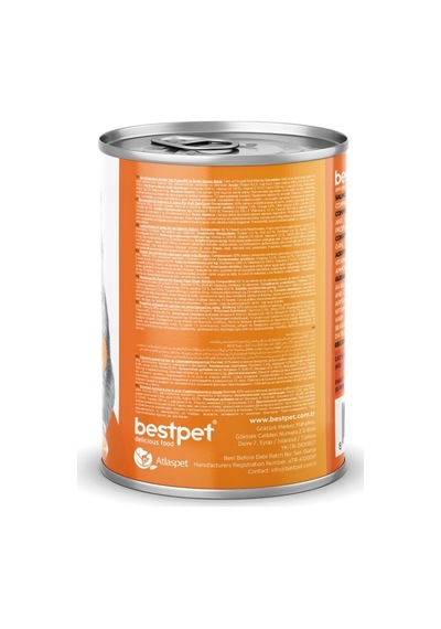 Bestpet Somonlu Jöleli Yetişkin Kedi Konservesi 400 Gr X 6 Adet
