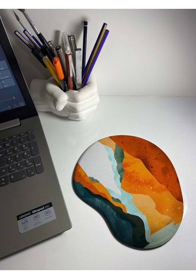 Illustrrator Çizim Bilek Destekli Mouse Pad Mousepad