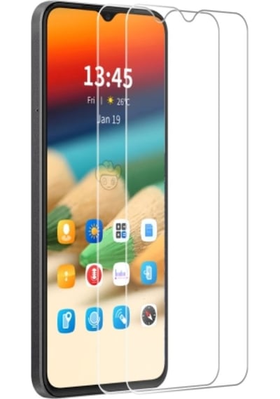 Samsung Galaxy A26 İle Uyumlu Ekran Koruyucu Şeffaf Temperli Kırılmaz Cam Ekran Koruyucu 2 Adet