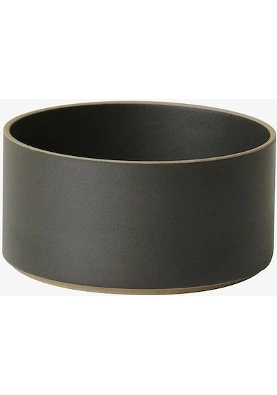 Hasamı Porcelıan Hpb014 Yüksek Kase Siyah 145x72mm Modüler Japon Seramiği Dekoratif Tabak & Kaseler