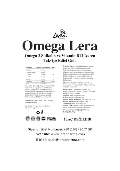Omega Lera/ Epa+ Dha