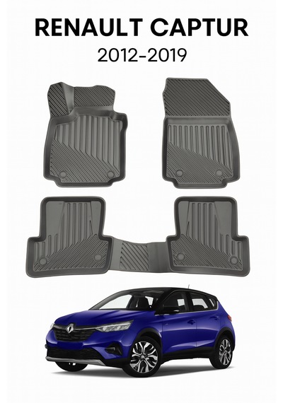 Renault Captur 2012-2019+uyumlu 3d Oto Paspas Premium