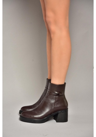 Fox Shoes T555451403 Kahverengi Hakiki Deri Kalın Topuklu Kadın Bot Kahverengi-hakiki Deri Kahverengi Fox Shoes T555451403 Kahverengi Hakiki Deri Kalın Topuklu Kadın Bot Kahverengi-hakiki Deri Kahverengi