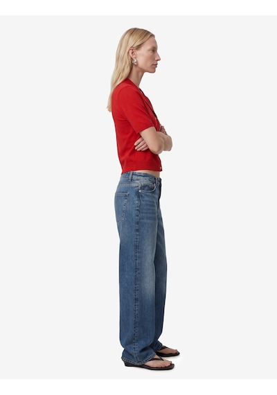 Koton Regular Fit Kısa Kollu Düğmeli Polo Yaka Triko Hırka Kırmızı 6sak90191ht