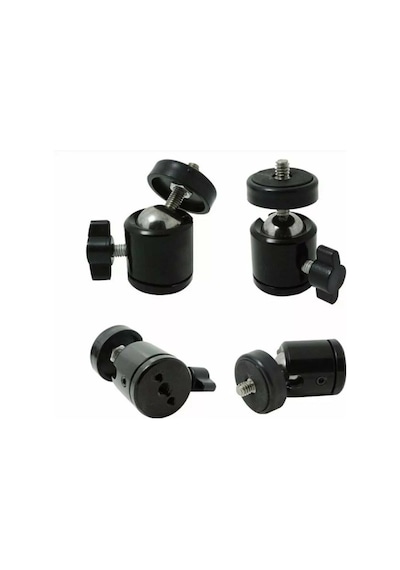 Tripod Slr Kamera Için 360 Derece Dönebilen Metal Mafsal Aparatı 1/4