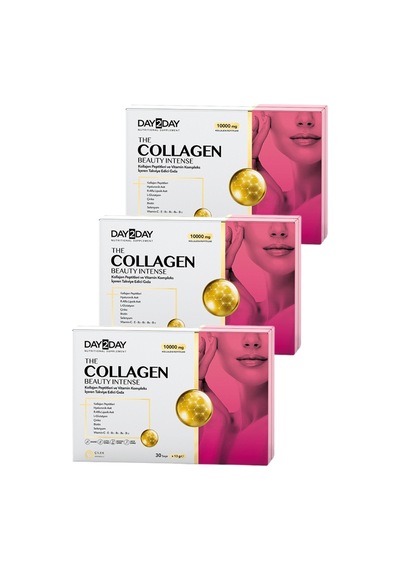 Day2day The Collagen Beauty Intense Çilek Aromalı 30 Saşe X 3 Adet