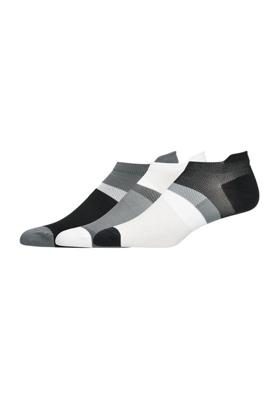 Asics 3 Pack Color Block Low Cut Sock Unisex Black/obsidian Grey Koşu Çorabı 3033c297-001