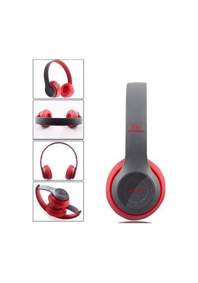 P47 Wireless Bluetooth Kulaklık Kırmızı
