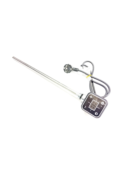 Sern 400w Siyah Renk Kare Dijital Hp013 Model Havlupan Isıtıcı Rezistans 230v L:350mm 1/2'' Yarım Parmak