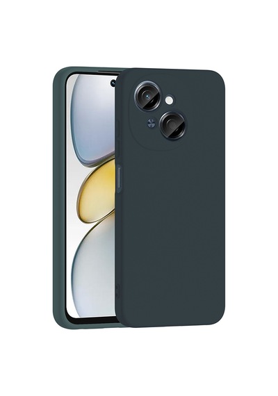 Kilifone - Tecno Spark Go 1 2025 Uyumlu Kılıf Esnek Koruyucu Mara Lansman Kapak - Koyu Yeşil - T37821
