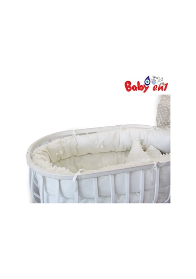Babyen1 Sepet Beşik Pufidik Yan Koruma %100 Pamuk