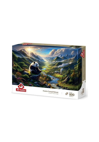 Pandanın Huzur Durağı 500 Parça Puzzle