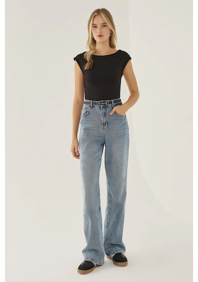 Hiccup Sırtı Açık Crop Top Siyah