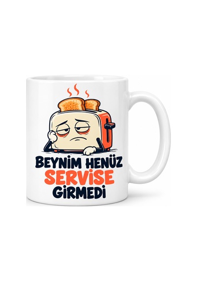 Kahveci.store Uyanış Servisi Tasarımlı Porselen Kupa - Model 760 22