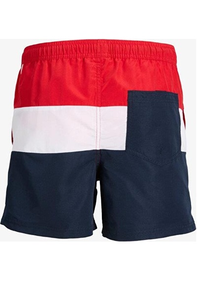 Jack & Jones Jpstfıjı Jjswım Colorblock Sn-chinese Red