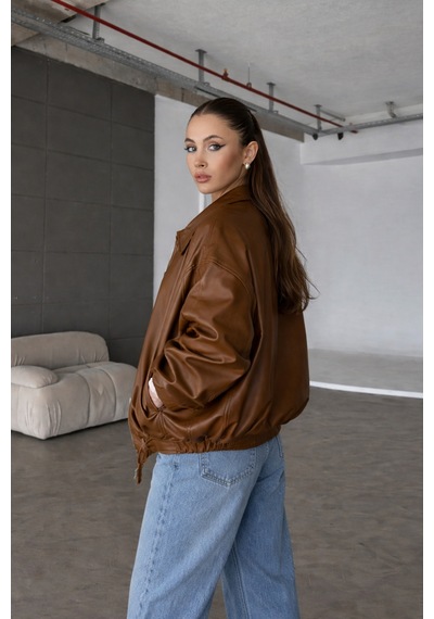 Karabulut Kadın Oversize Deri Ceket Fermuarlı Kemer Detaylı Günlük Kadın Ceket Camel Camel Karabulut Kadın Oversize Deri Ceket Fermuarlı Kemer Detaylı Günlük Kadın Ceket Camel Camel