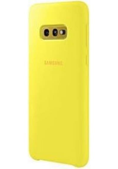 Galaxy S10e İle Uyumlu Kılıf Silicone Cover Sarı Ef-pg970tyegww
