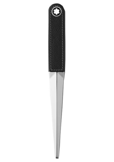 Montblanc Çelik Ve Deriden Yapılmış Mektup Açacağı 133176 Gri