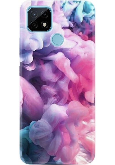 Realme C11 Kılıf Silikon Pink Cloud 1305