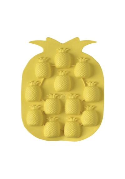 Pratik Ananas Şeklinde Silikon Buz Kalıbı Silikon Yapışmaz Buzluk Ananas Buz Kalıbı Silikon Diğer