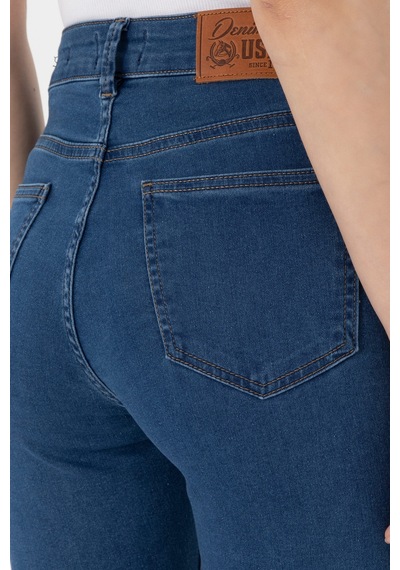U.S. Polo Assn. Kadın Mavi Toothpick Fit Jean Pantolon 50299383-DN0022