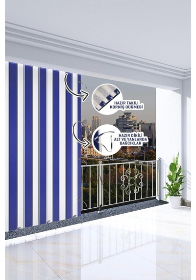 Nivemeshome Balkon Perdesi Branda Güneşlik 6 Renk Seçeneği, 200 X 215 Tybf4hqlngmh96yc42 Çok Renkli