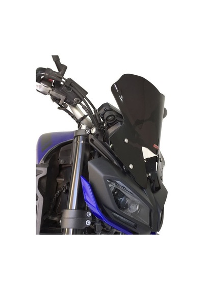 GP Kompozit Yamaha MT-09 2017-2020 Uyumlu Ön Cam Siyah 32 cm