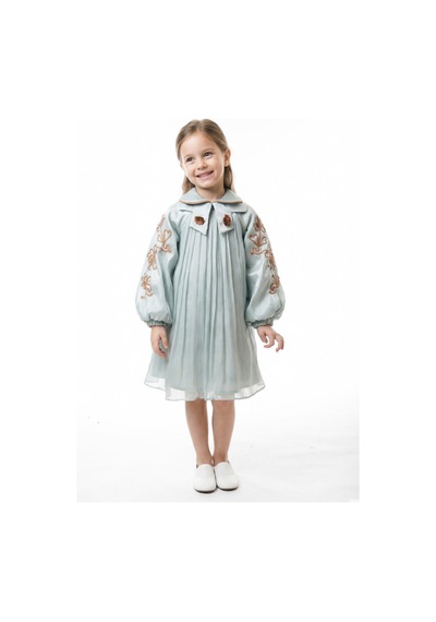 Xo Kids Kız Çocuk Elbise 7-11 Yaş 26572 Yeşil