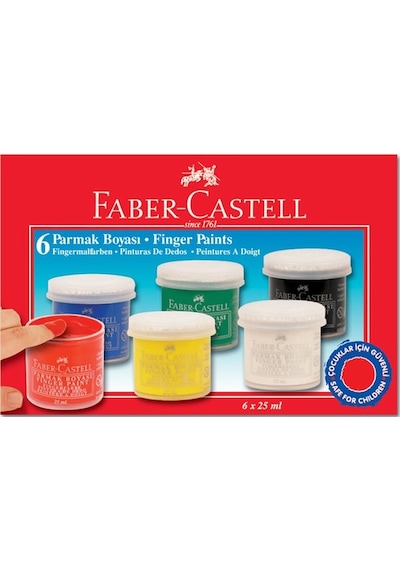 FABER CASTELL PARMAK BOYASI 6 LI