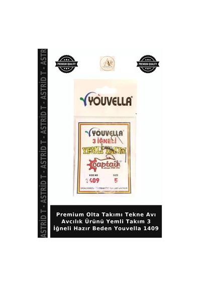 Premium Olta Takımı Tekne Avı Avcılık Ürünü Yemli Takım 3 İğneli Hazır Beden Youvella 1409 4