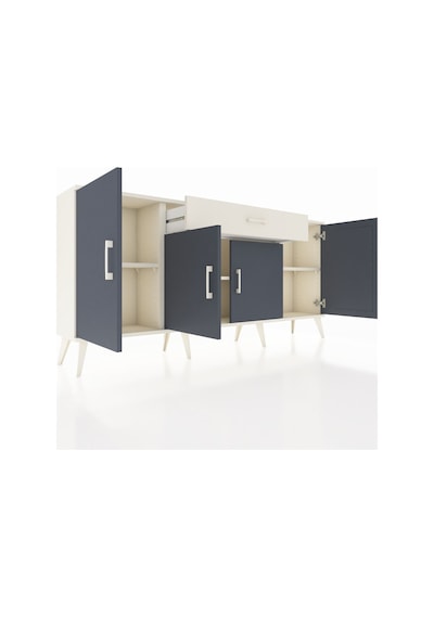 Arges Konsol 3 Raflı Tek Çekmeceli 4 Kapaklı 176x30x83 Aytaşı-antrasit/aytaşı Antrasit/aytaşı Arges Konsol 3 Raflı Tek Çekmeceli 4 Kapaklı 176x30x83 Aytaşı-antrasit/aytaşı Antrasit/aytaşı