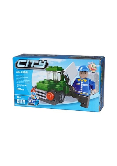 Asya Bricks 0131 25201 City Blok Seti 49 Parça