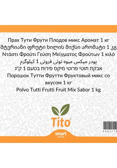 Toz Tutti Frutti Meyve Karışımı Aroması 1 Kg
