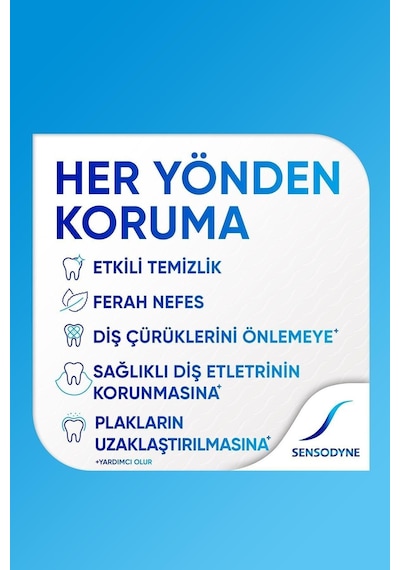 Tam Koruma Beyazlatıcı Diş Macunu 50 Ml. 6'lı Set Beyazlık